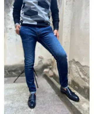 Jeans uomo - Tasca america - Slim - Key Jey