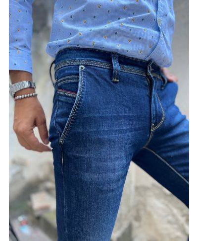 Jeans uomo - Slim - Tasca america