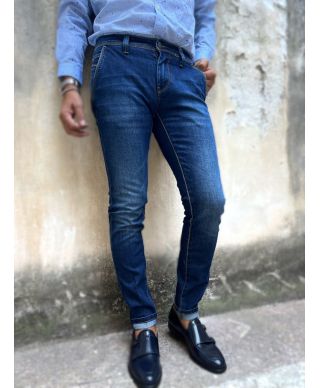 Jeans uomo - Slim - Tasca america