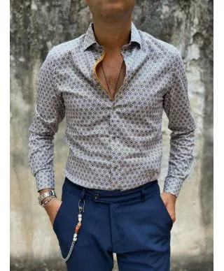 Camicia uomo - Fantasia - Collo classico