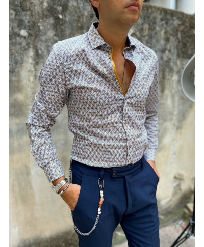 Camicia uomo - Fantasia - Collo classico