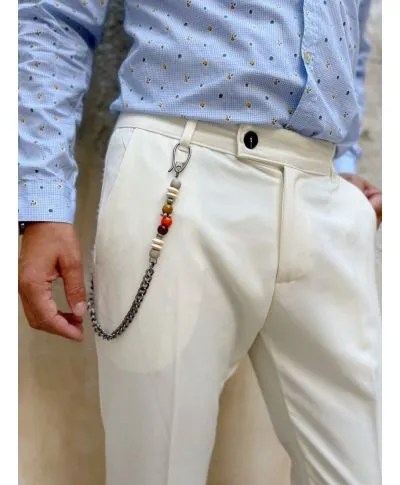 Pantaloni bianchi - Cropped