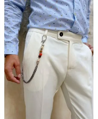Pantaloni bianchi - Cropped