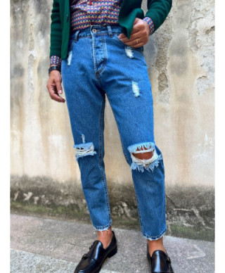Jeans strappati - Boyfit