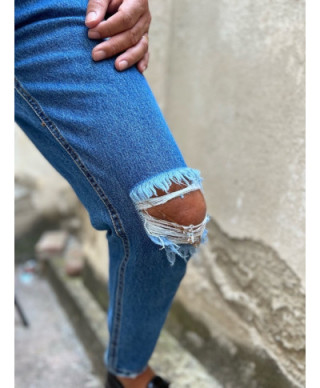 Jeans strappati - Boyfit