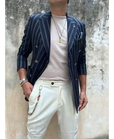 Maglietta beige - Maniche corte - Sotto giacca