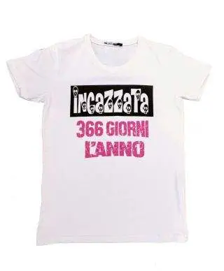 T shirt donna - Magliette ironiche - Maglietta Incazzata