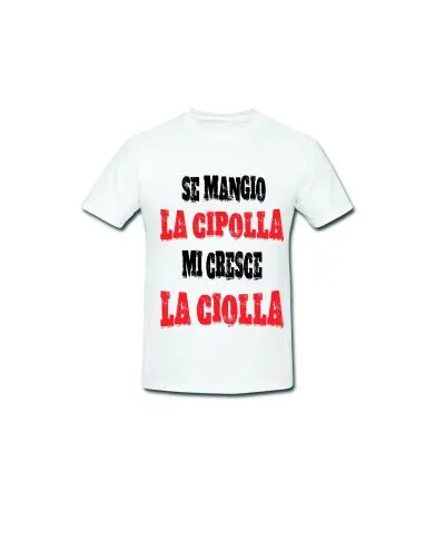 Maglietta divertene uomo - Cipolla