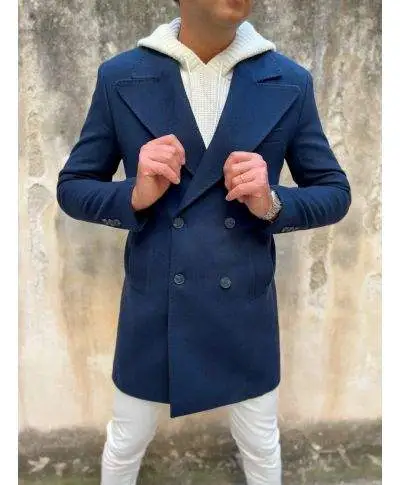 Maglione con cappuccio, bianco