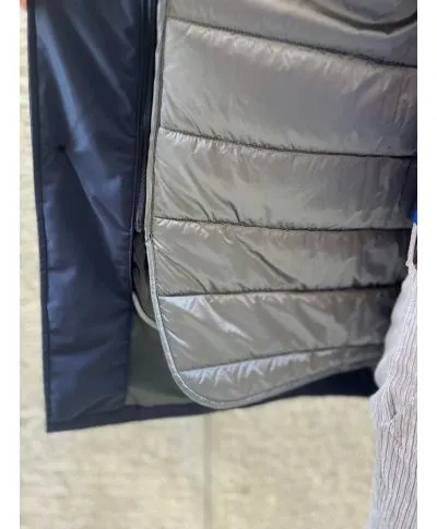Trench uomo - Blu - Con fodera imbottita staccabile