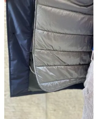 Trench uomo - Blu - Con fodera imbottita staccabile