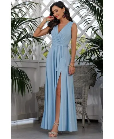 Vestito da cerimonia - Azzurro - Luna