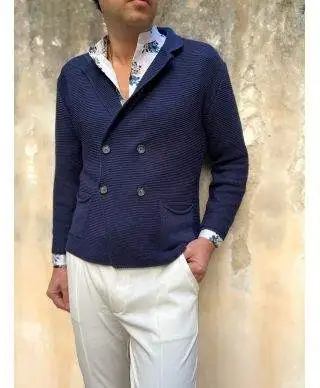 Cardigan blu - Doppiopetto - Autunno Inverno