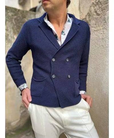 Cardigan blu - Doppiopetto - Autunno Inverno