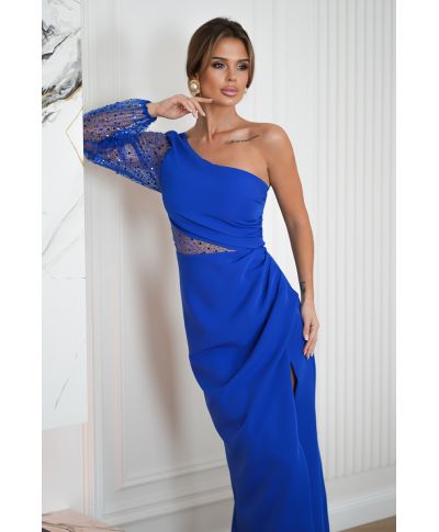 Vestito monopalla elegante - Mimi - Vestiti eleganti per lauree, compleanni, battesimi - Gogolfun.it