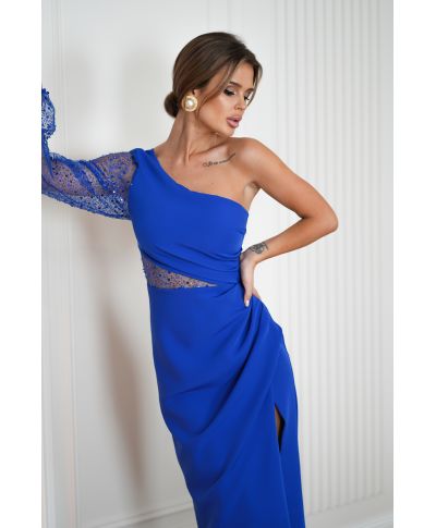 Vestito monopalla elegante - Mimi - Vestiti eleganti per lauree, compleanni, battesimi - Gogolfun.it