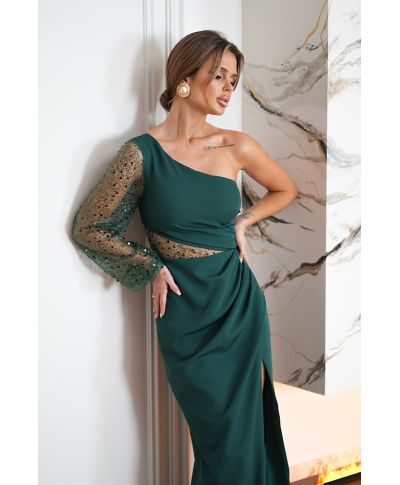 Vestito monospalla a sirena - Mimi - Vestiti per compleanni, lauree e battesimi - Gogolfun.it