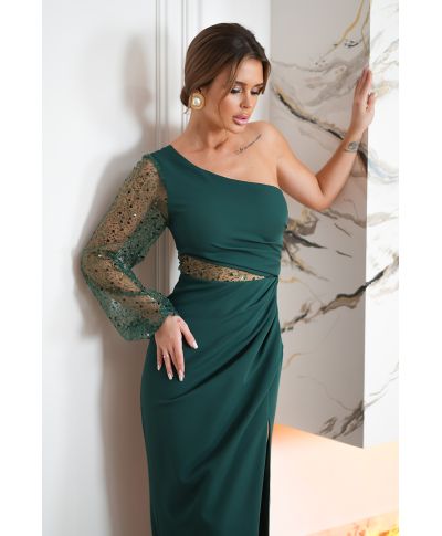 Vestito monospalla a sirena - Mimi - Vestiti per compleanni, lauree e battesimi - Gogolfun.it