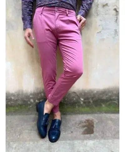 Pantaloni uomo - Chino - Color cipolla - Paul Miranda