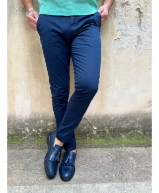 Pantaloni uomo - Blu - Chino - Key Jey