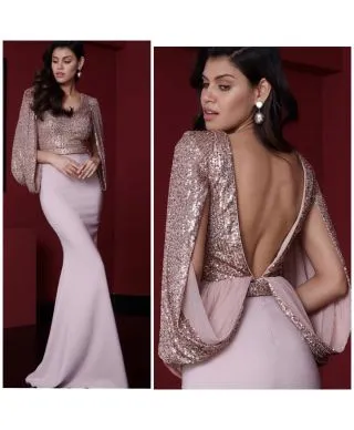 Vestito Laddy a sirena - Lungo - Abito rosa