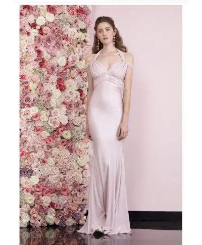 Vestito Tosca a sirena - Lungo - Abito rosa