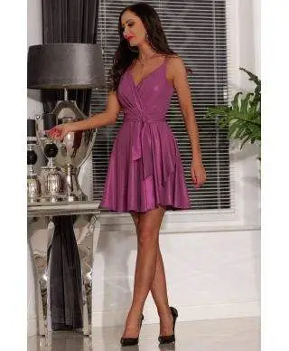 Vestito corto elegante - Rosa - Paula