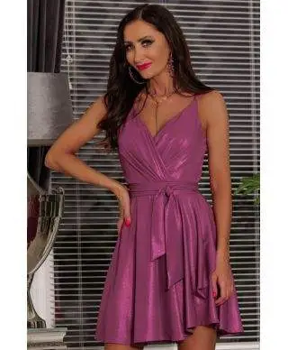 Vestito corto elegante - Rosa - Paula