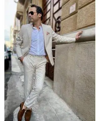 Abito uomo - Beige - Tom - Abiti uomo da matrimonio - Gogolfun.it