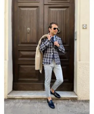 Pantaloni uomo - Chino - Grigio perla - Paul Miranda