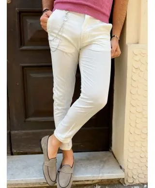 Pantaloni bianchi - Cropped - Ark
