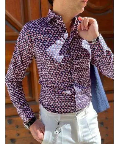 Camicia uomo fantasia - Pesciolini - Paul Martin