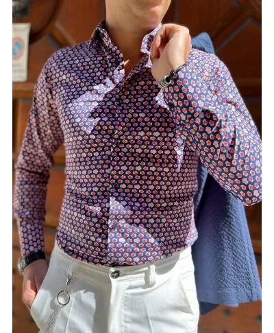 Camicia uomo fantasia - Pesciolini - Paul Martin