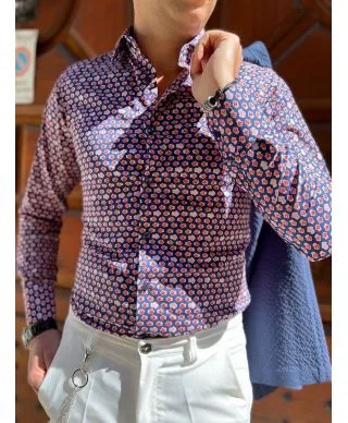 Camicia uomo fantasia - Pesciolini - Paul Martin