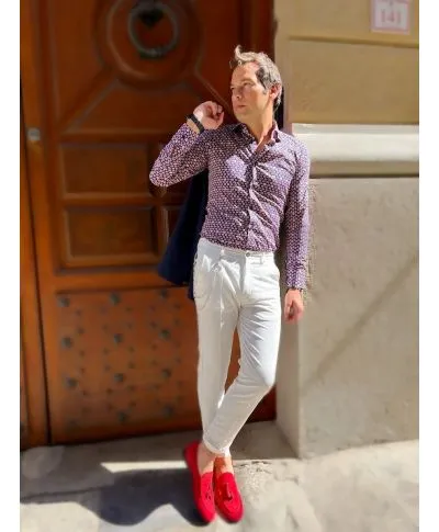 Camicia uomo fantasia - Pesciolini - Paul Martin