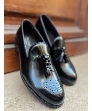 Mocassini uomo neri - Con bon bon - Made in Italy - Gogolfun.it