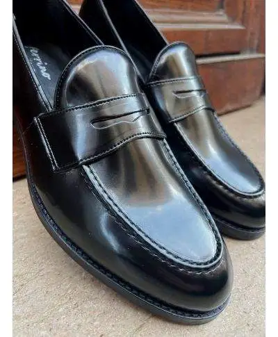 Mocassini college - Nere - Made in Italy