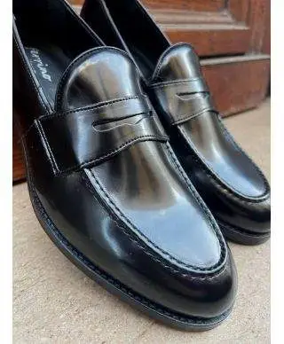 Mocassini college - Nere - Made in Italy