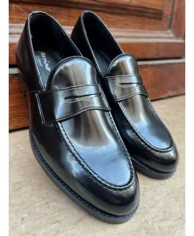 Mocassini college - Nere - Made in Italy