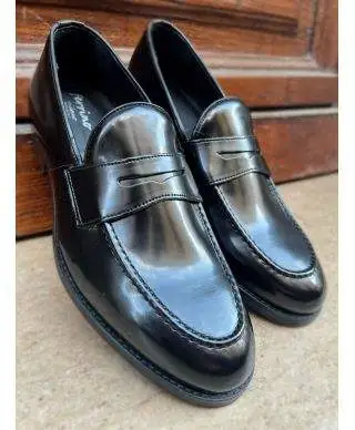 Mocassini college - Nere - Made in Italy