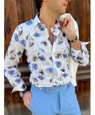 Camicia fantasia uomo - Estiva - Floreale