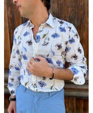 Camicia fantasia uomo - Estiva - Floreale