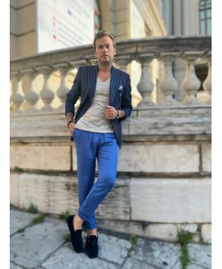 Maglietta in filo - Scollo V - Beige