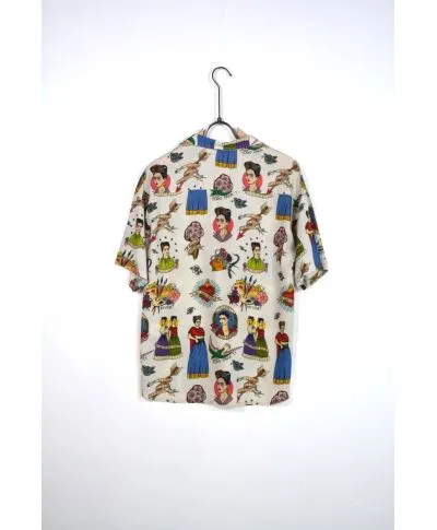 Camicia mezza manica, disegno Frida