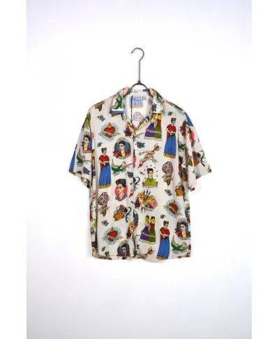 Camicia mezza manica, disegno Frida