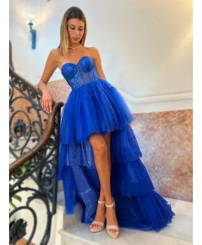 Abito elegante, cobalto - Hura