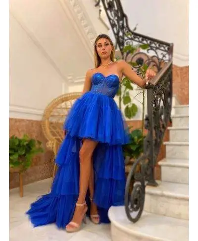 Abito elegante, cobalto - Hura