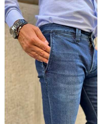 Jeans uomo, tasche America - Key jey