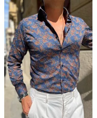 Camicia uomo particolare, stampa floreale