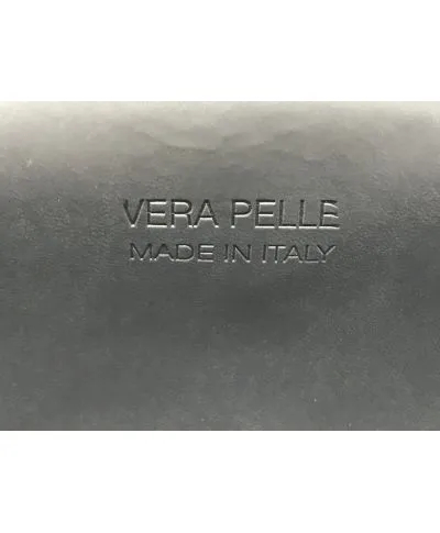 Borsa donna Bell - Pochette Arancione - Vera pelle - Tracolla